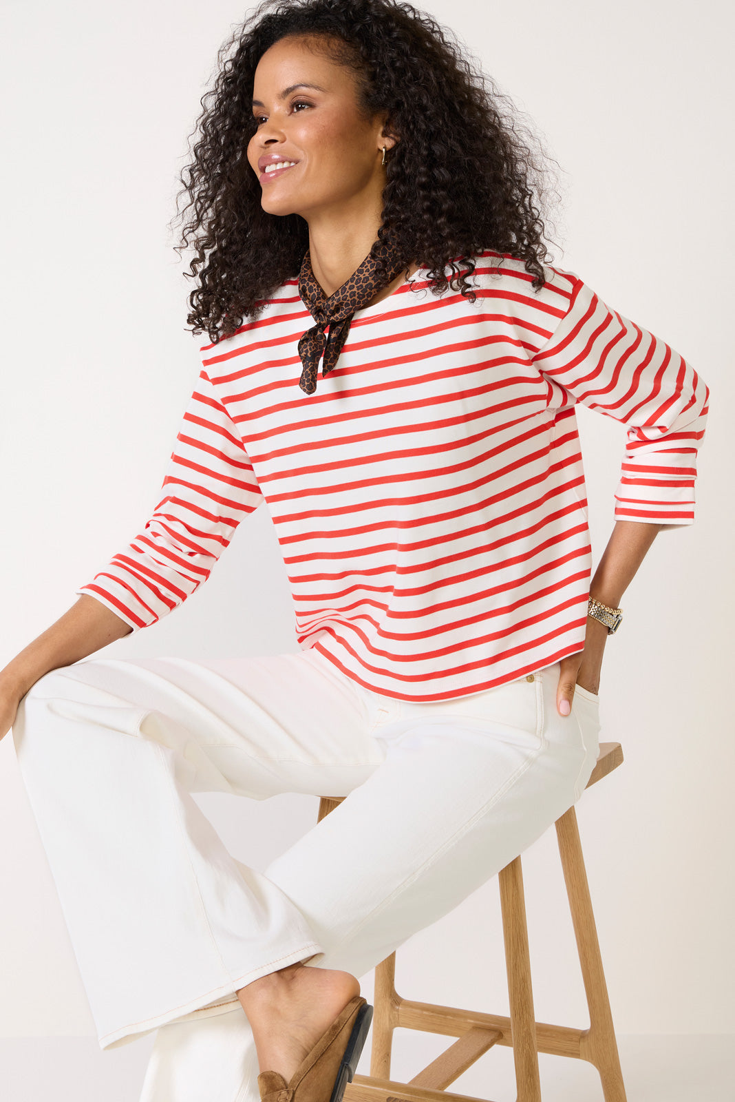 Baily Shirred Sleeve Top