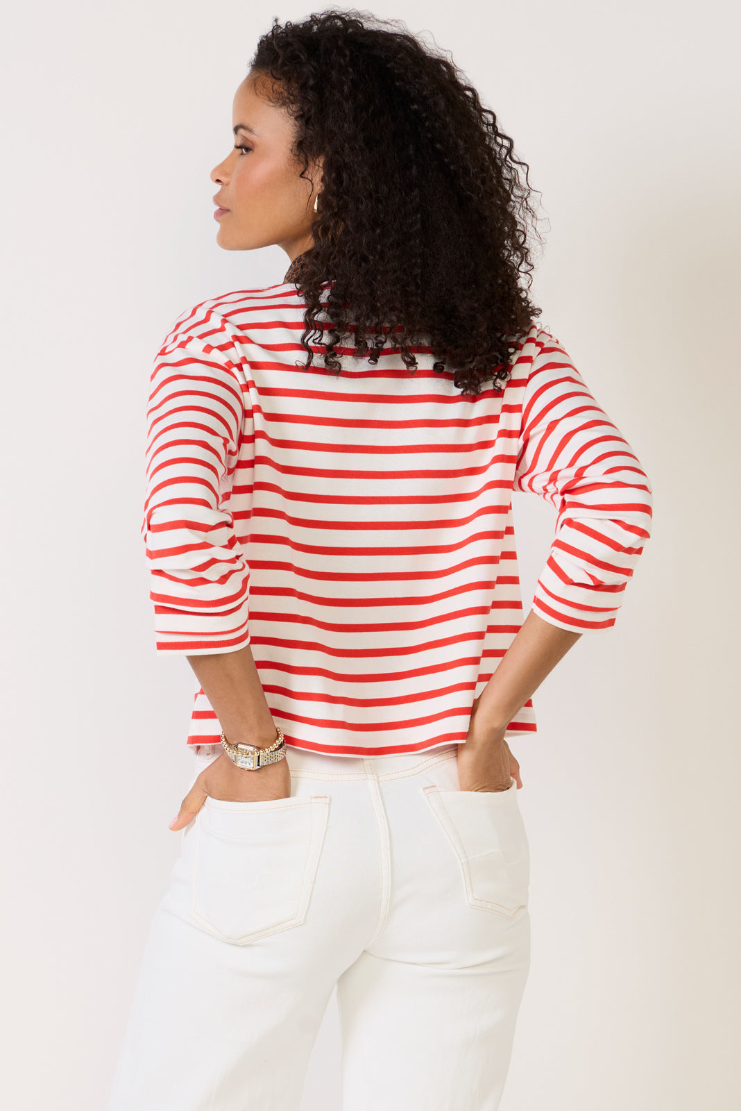 Baily Shirred Sleeve Top