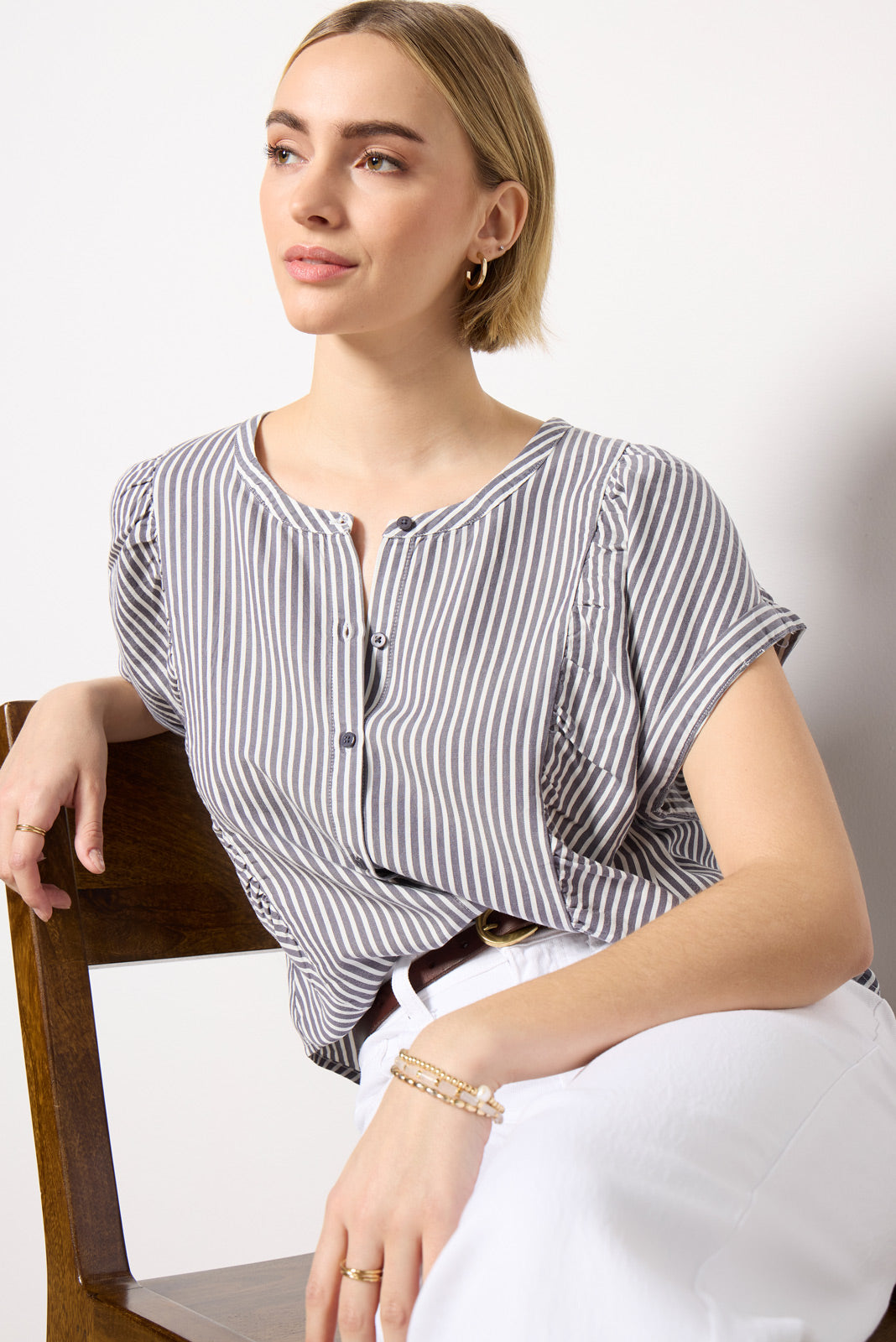 Ella Stripe Blouse
