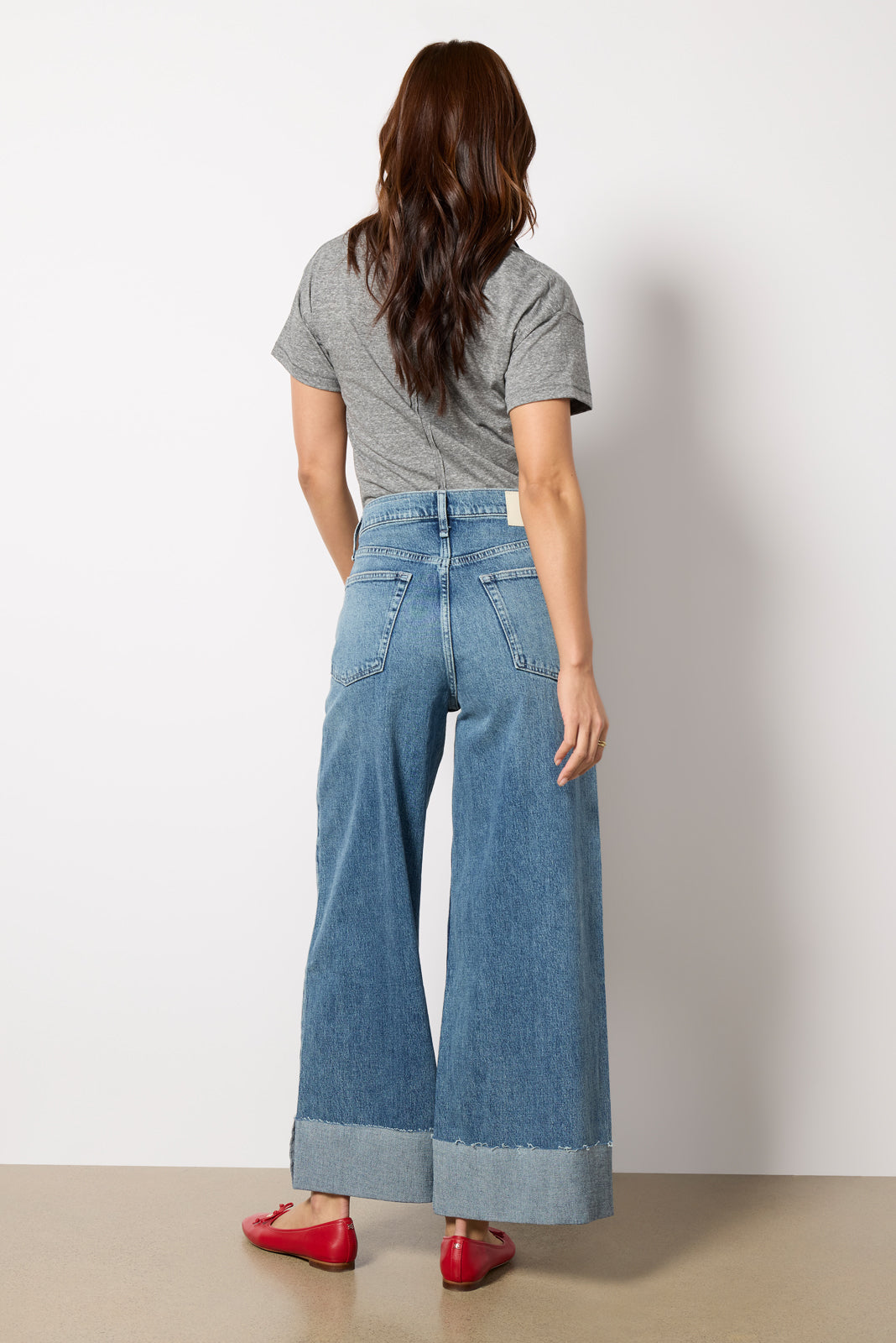 Sofie High-Rise Ankle Wide Leg with Cuff