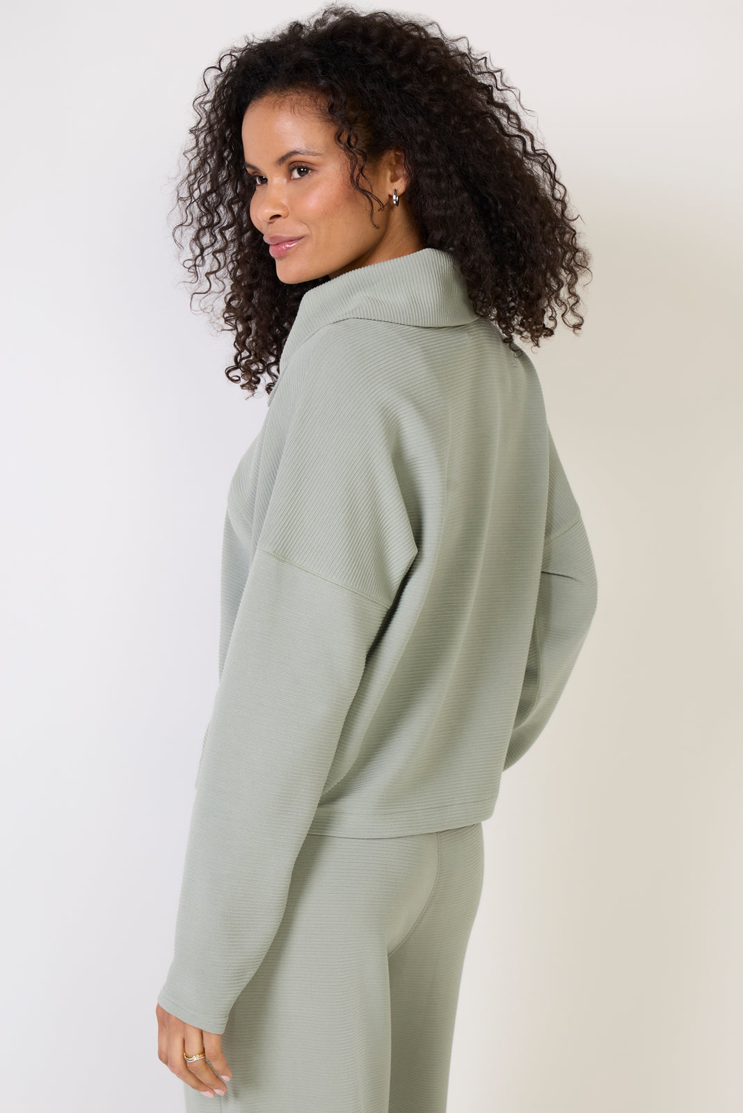 AirEssentials French Rib Half Zip Sweatshirt