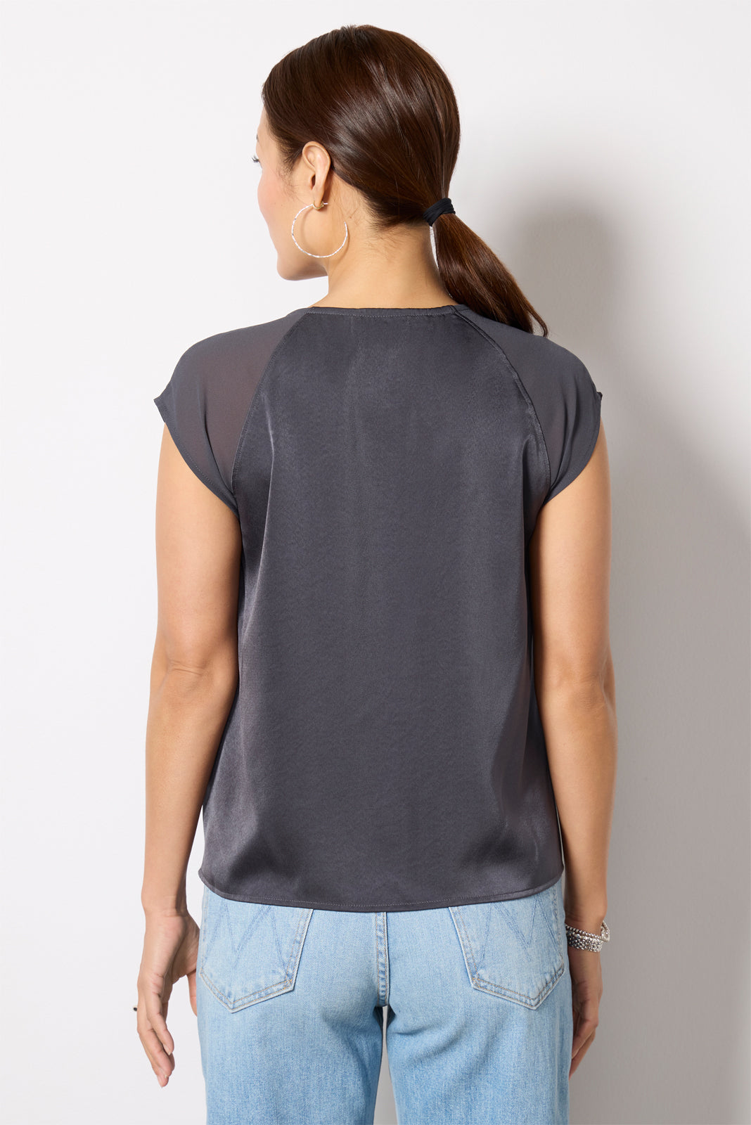 Mariah Remix Satin Tee