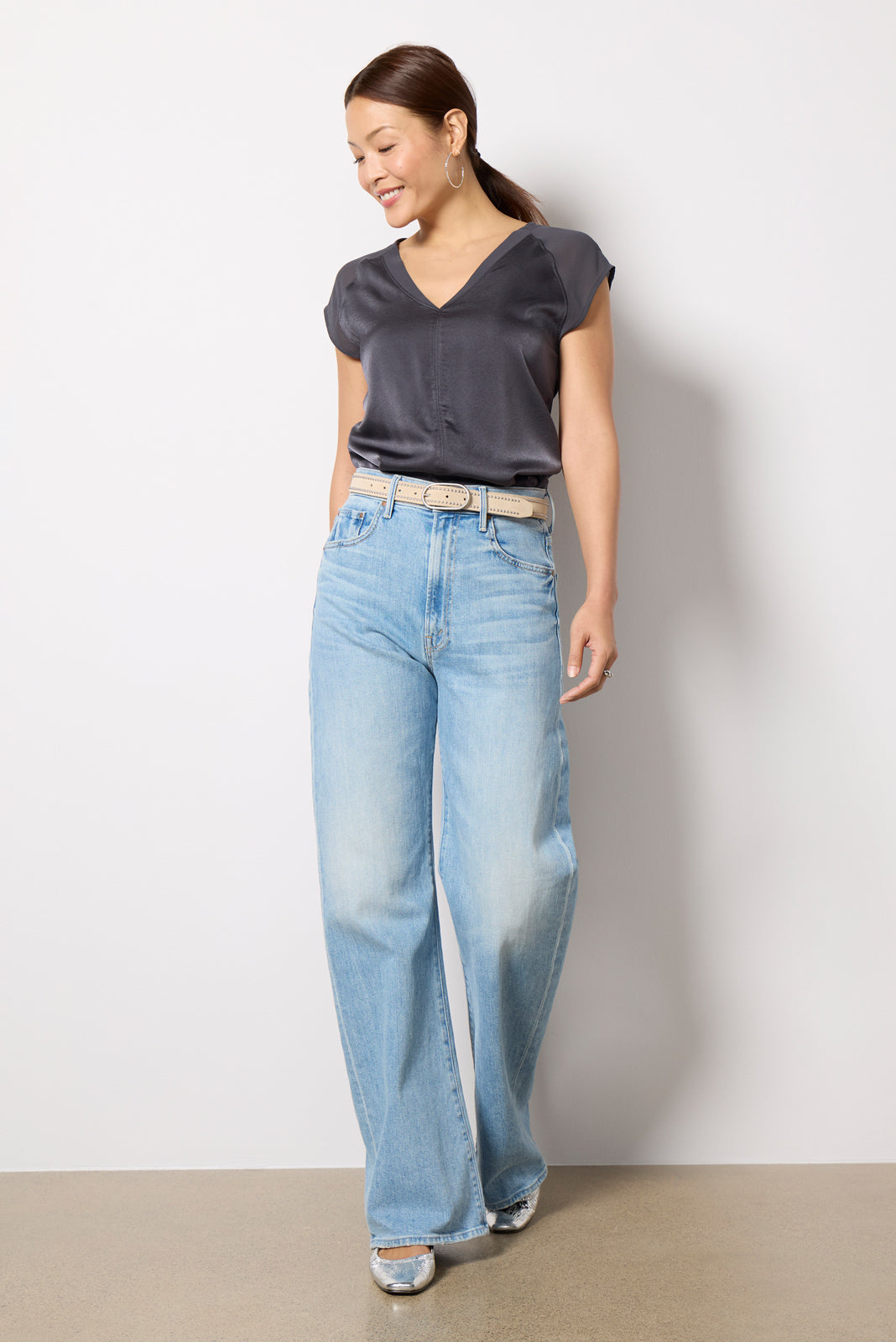 Mariah Remix Satin Tee