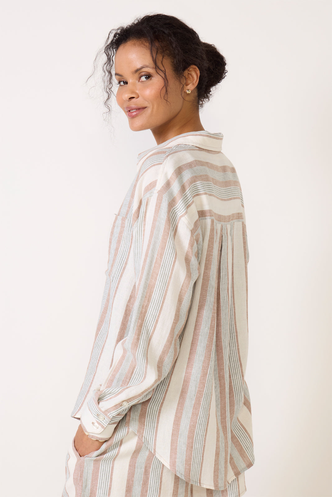 The Perfect Striped Button Up