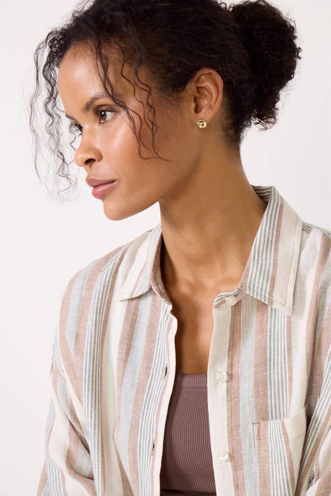 The Perfect Striped Button Up