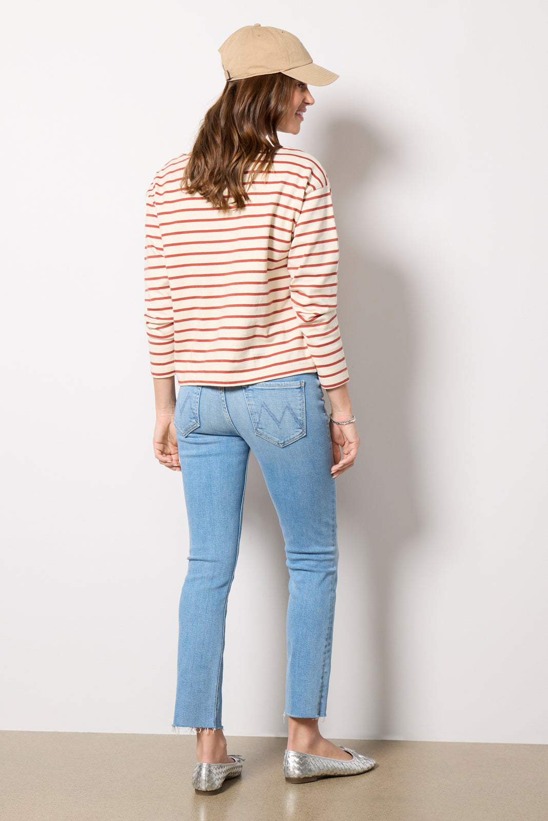 The Mid Rise Dazzler Ankle Fray