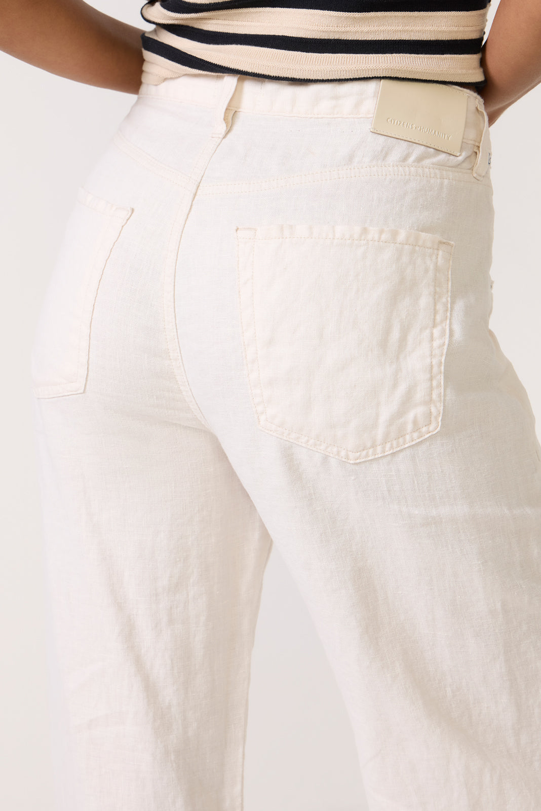 Brynn Drawstring Linen Pant