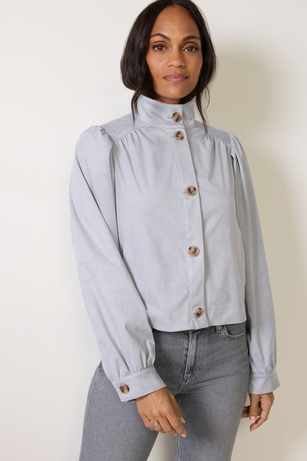 Charlotte Suede Jacket