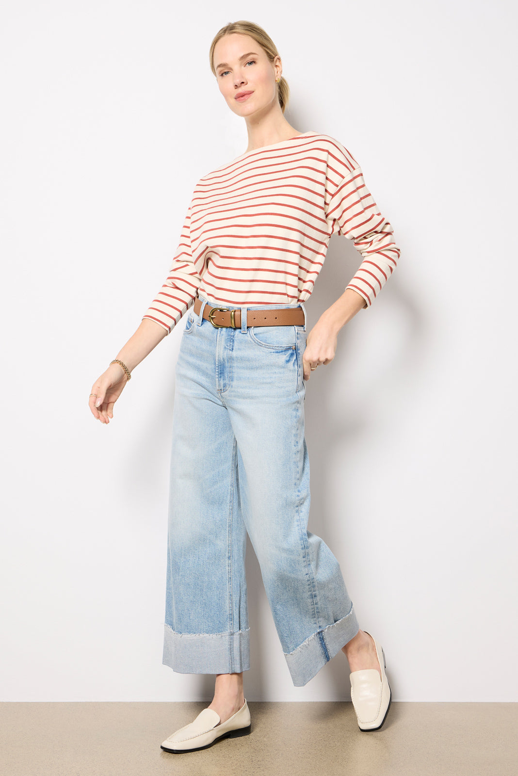 Sport Jersey Boatneck Top