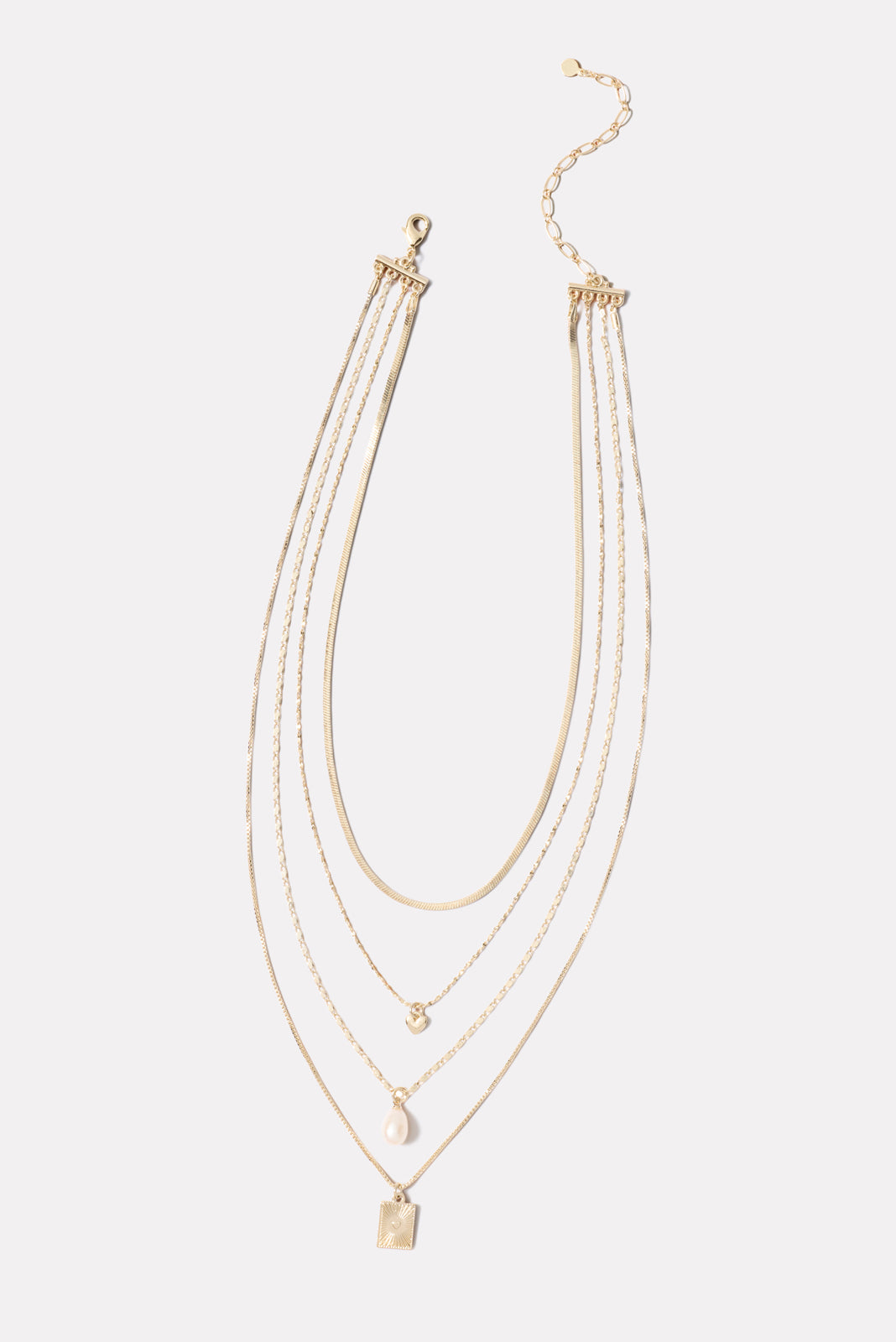 Dua Layer Pendant Necklace