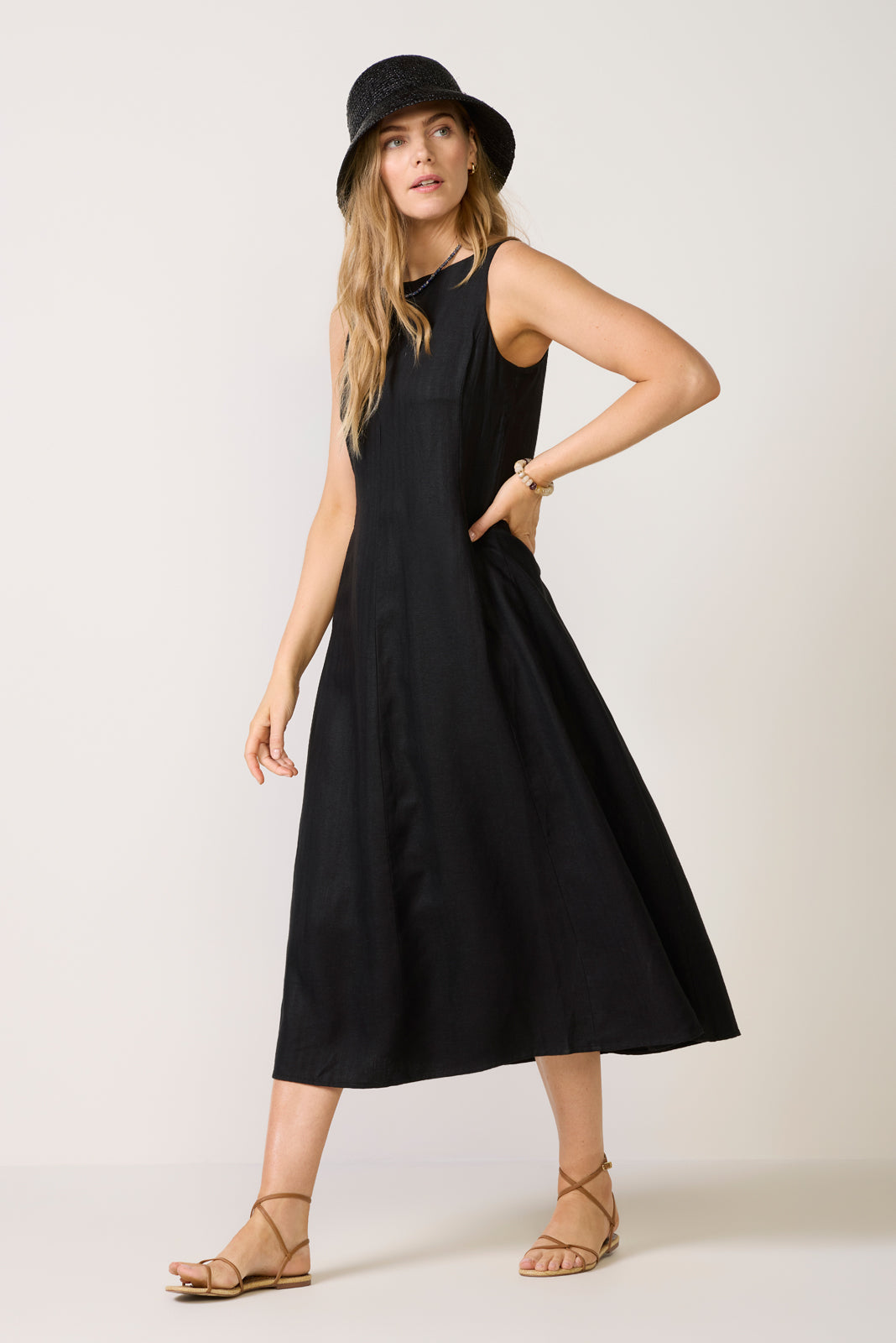 MICHAEL STARS Women's Palmilla Dress, Size XL, Black