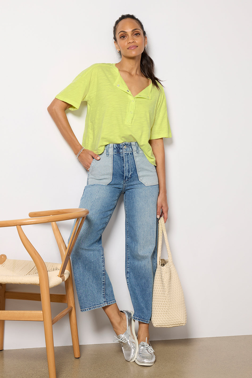 Oaklynn Washed Henley