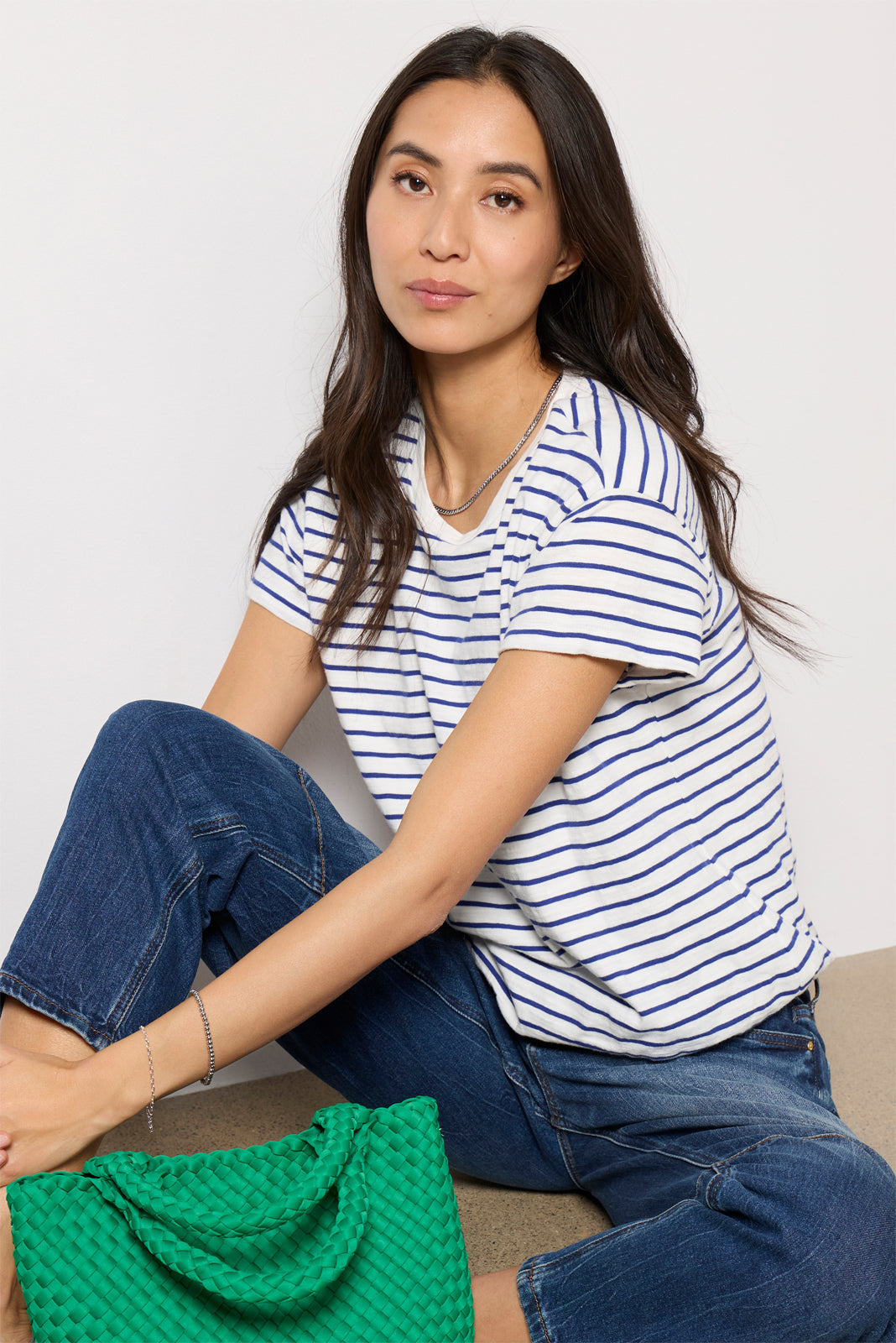 Skye Stripe Bubble Tee