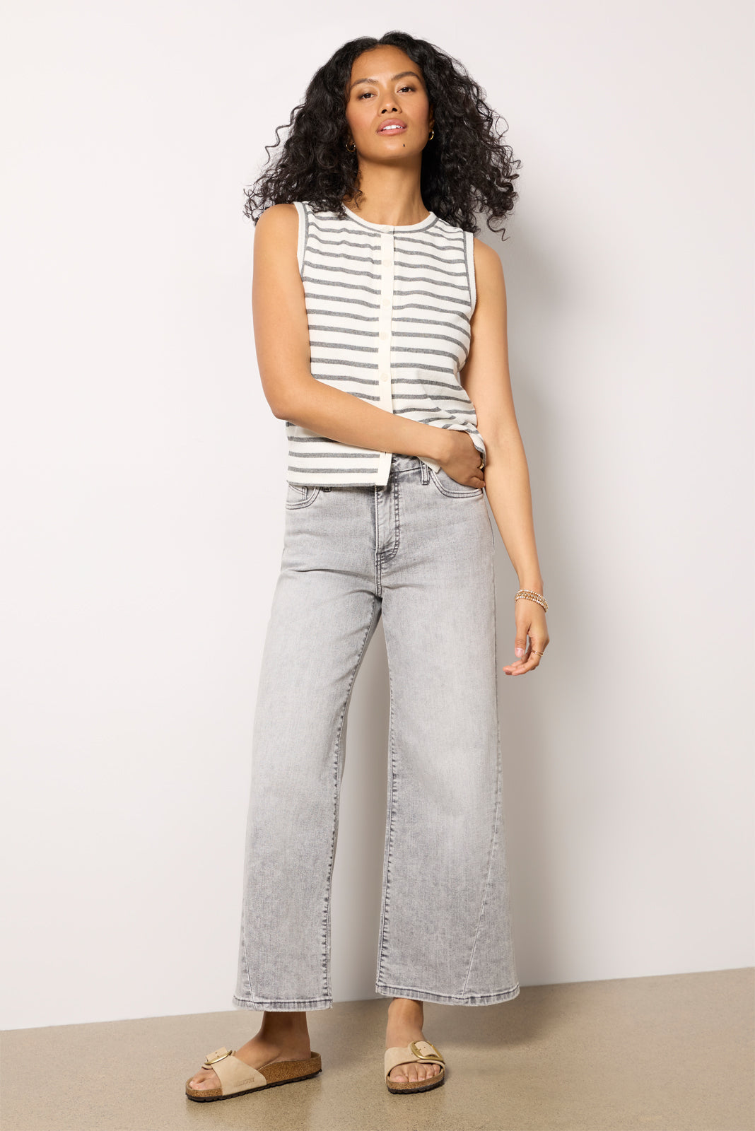 Dani Stripe Vest Top