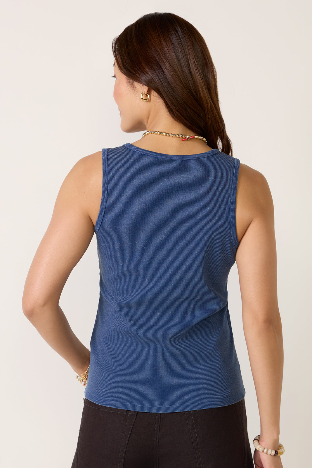 Callan Washed Henley Tank