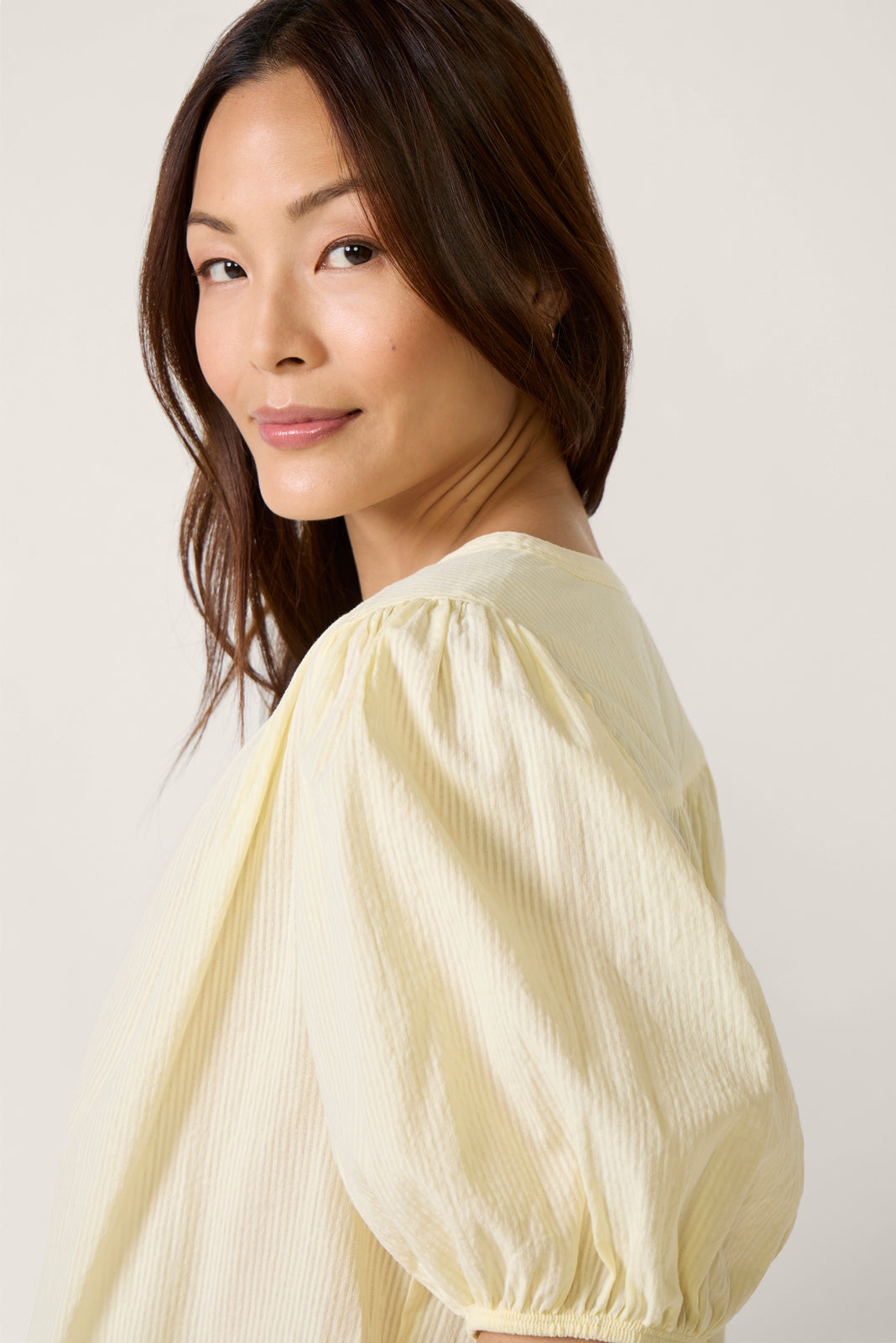 Short Sleeve Button Down Top