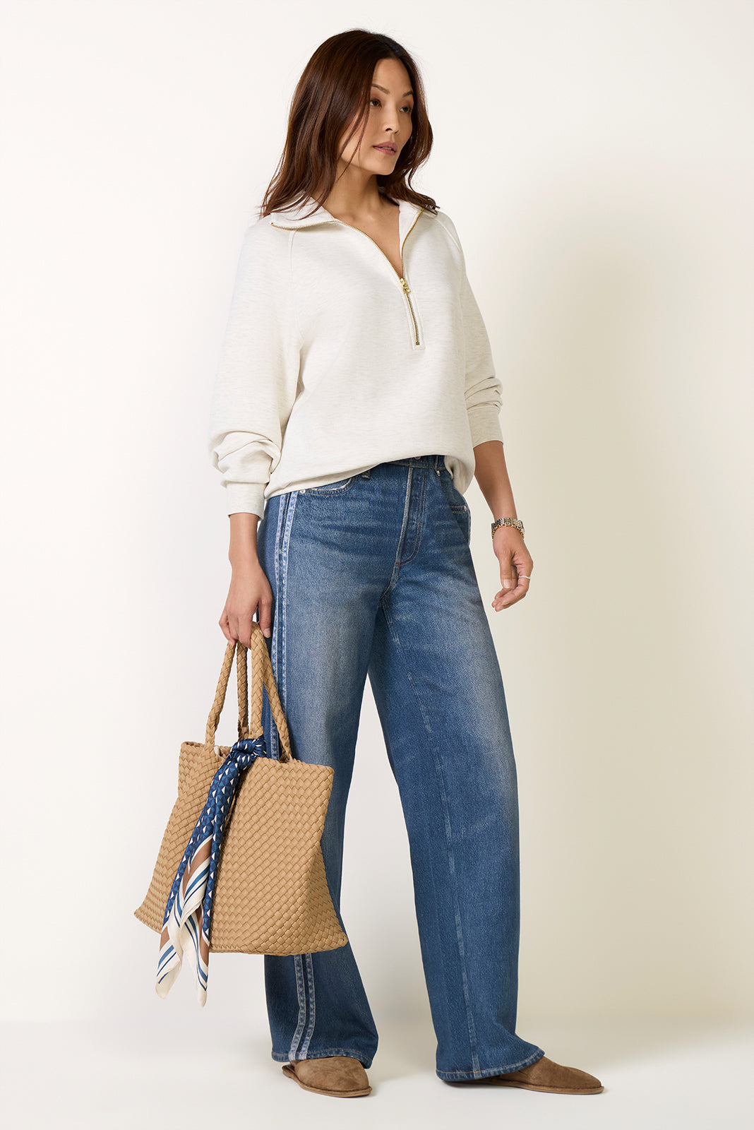 Selene Half Zip Sweat