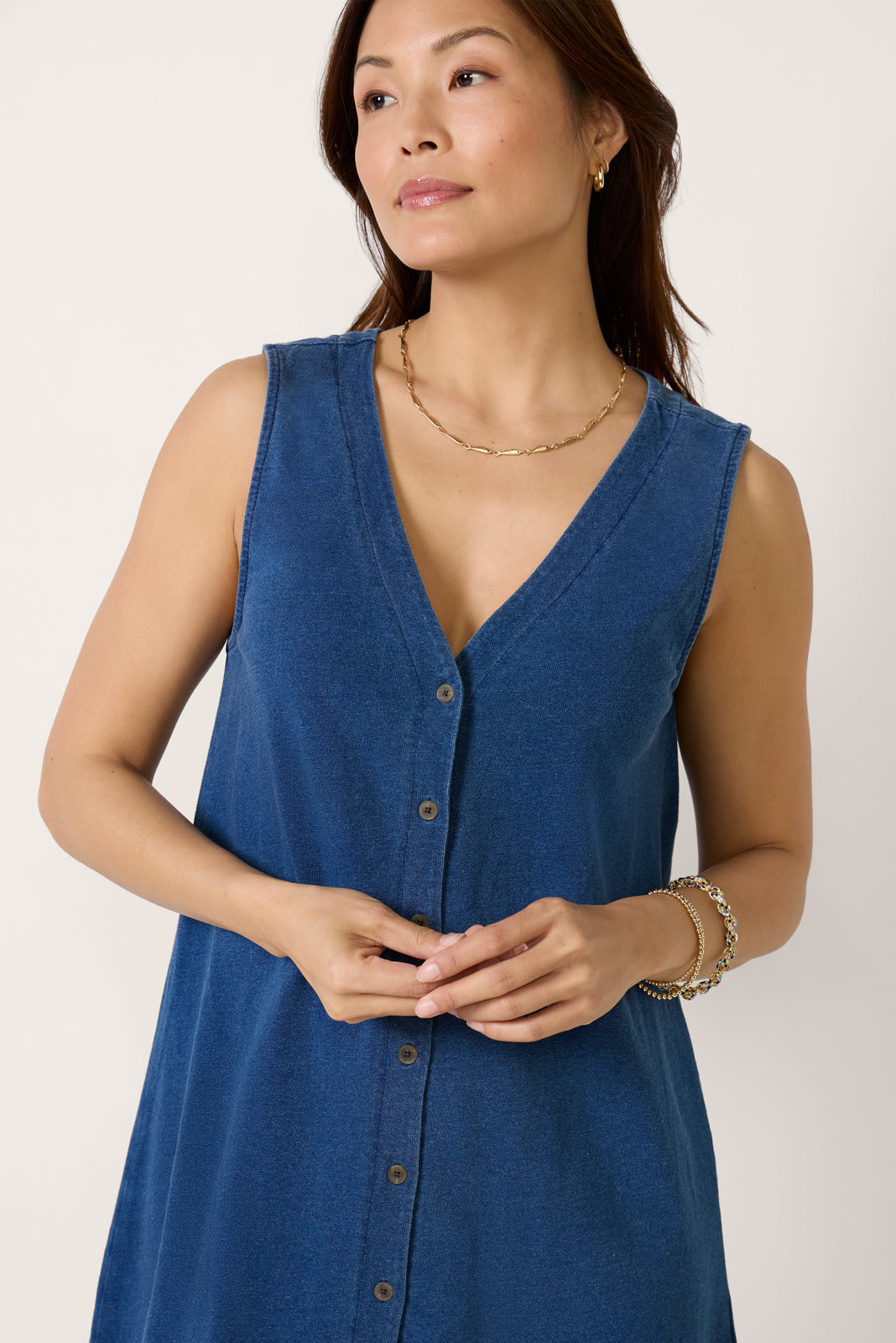 Solas Denim Mini Dress