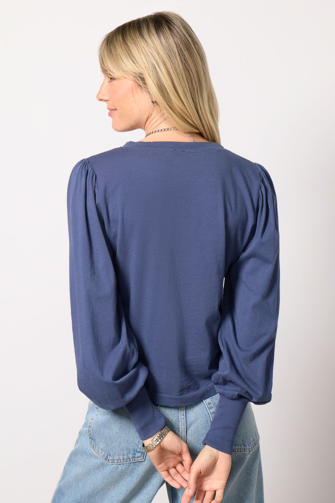 Puff Sleeve Button Down