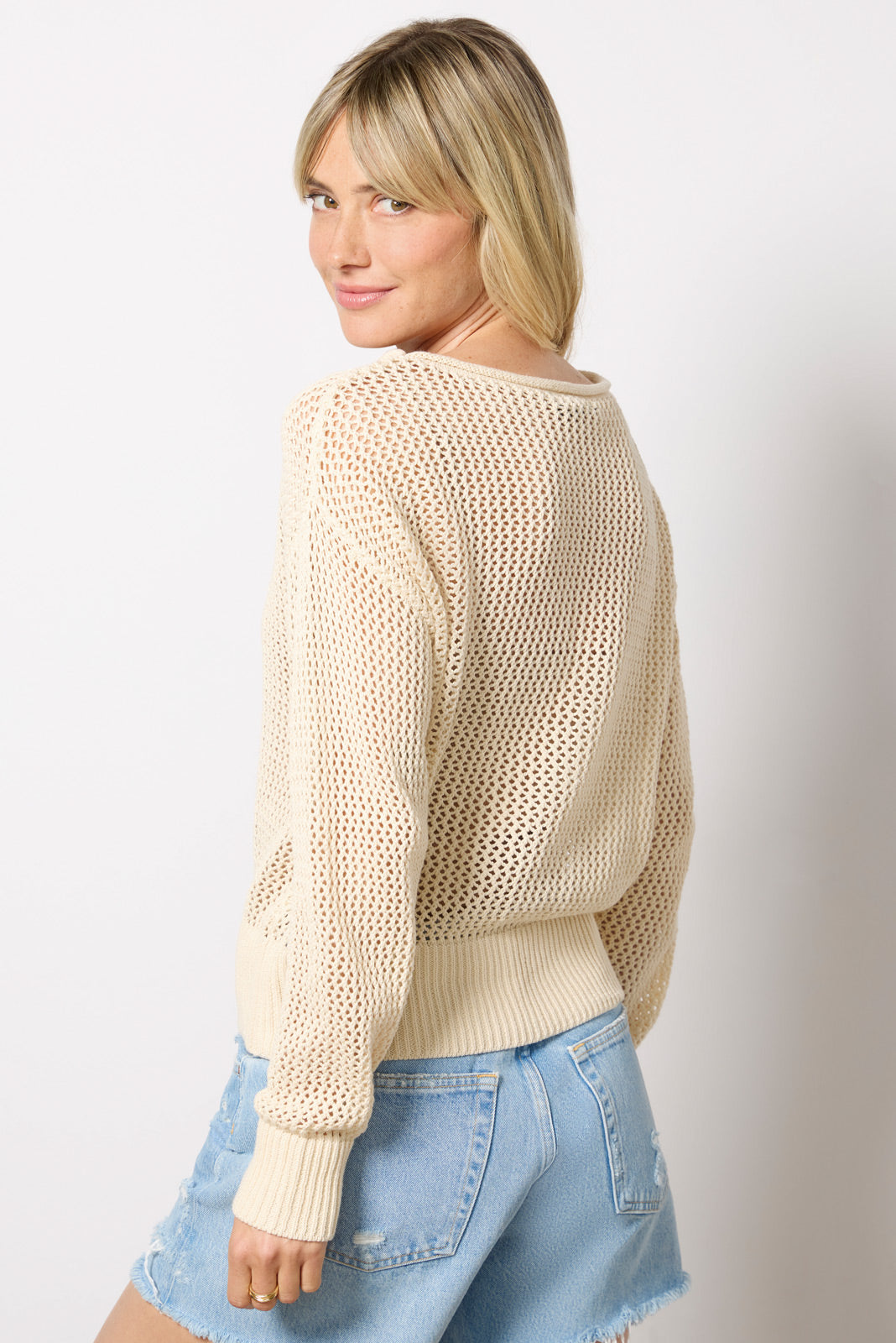 Open Knit Sweater