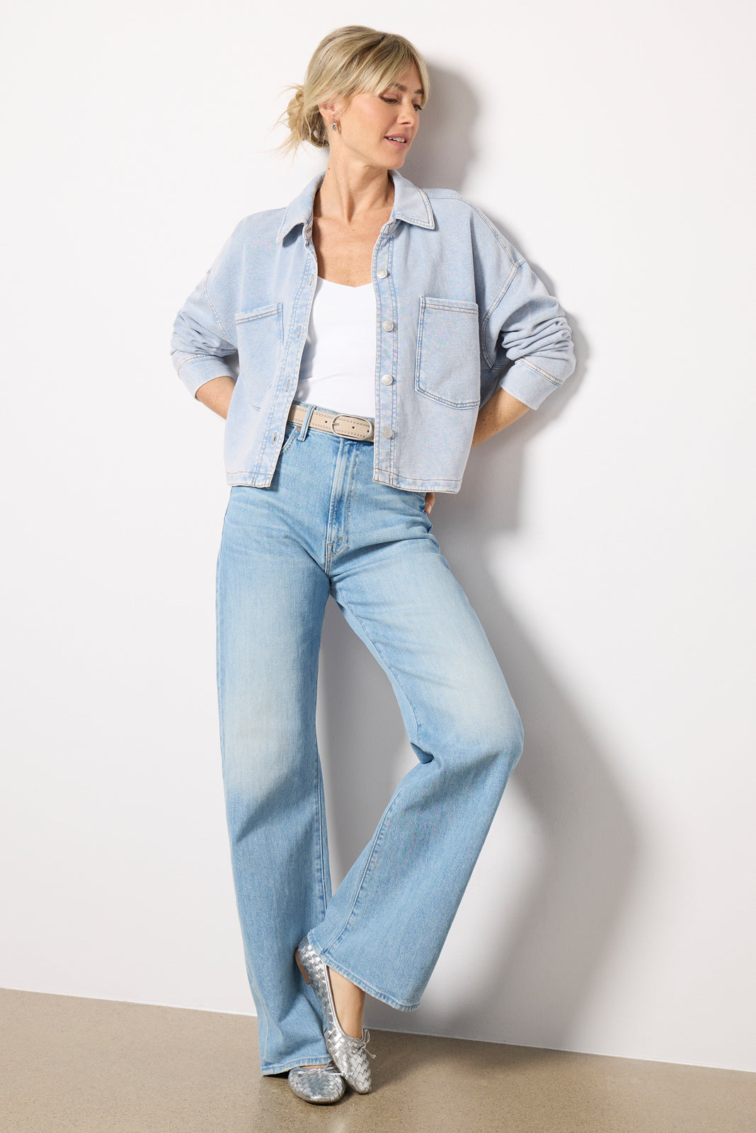 All Day Cropped Knit Jacket