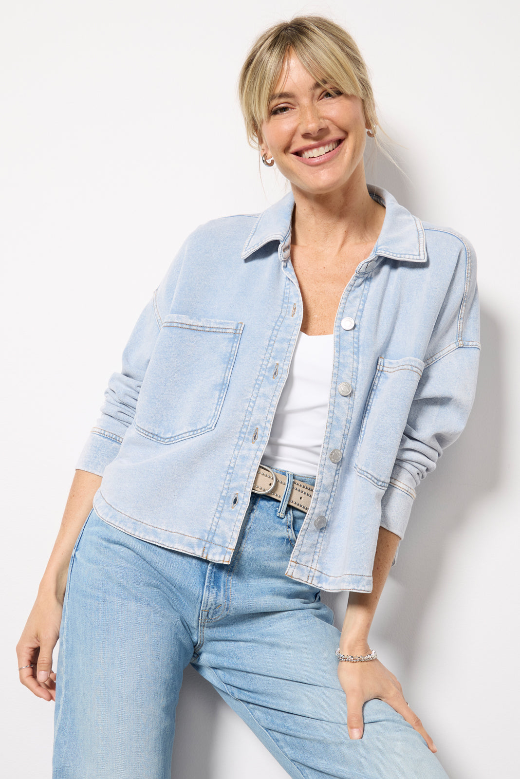 All Day Cropped Knit Jacket