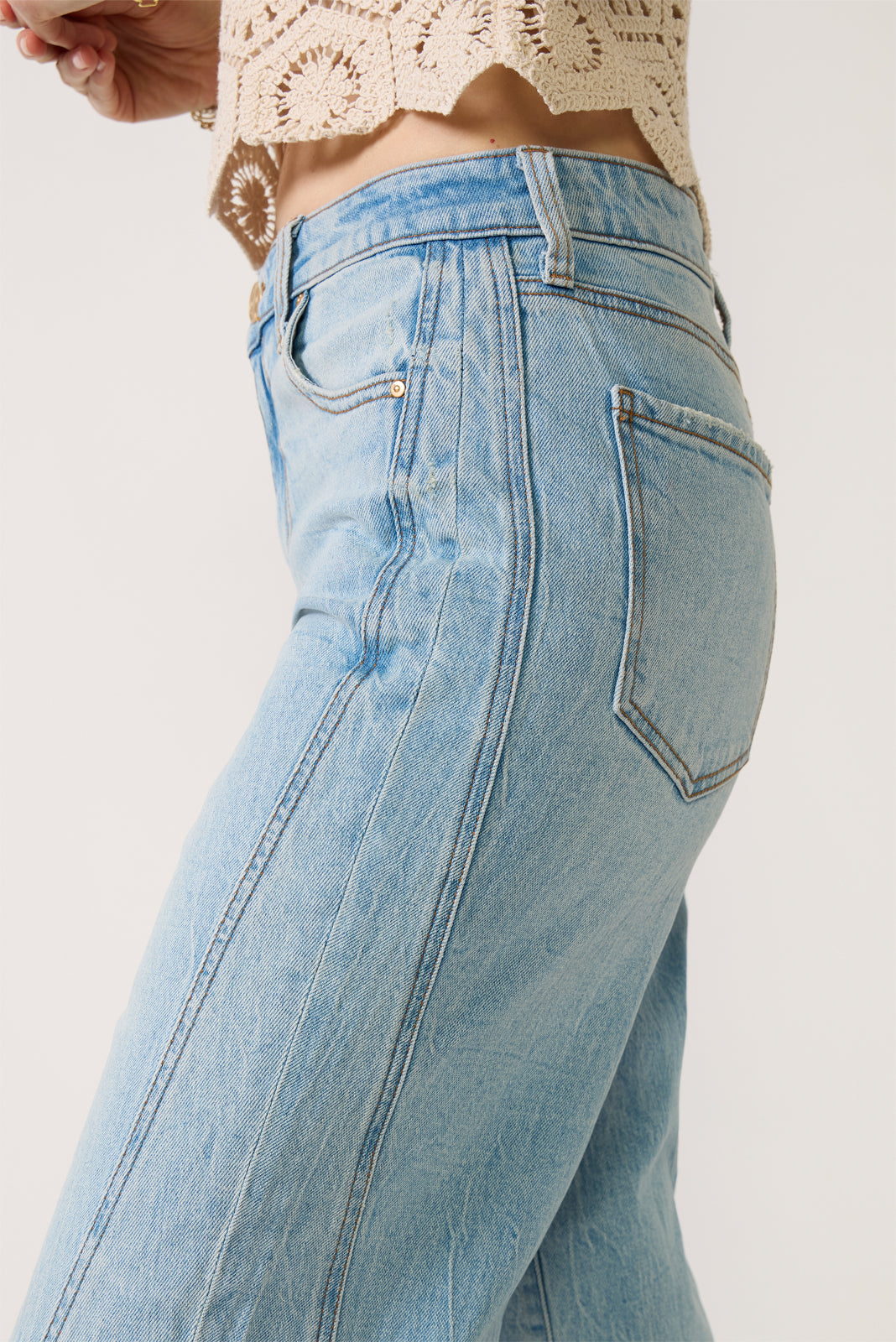 Meg Wide Leg w Side Panel