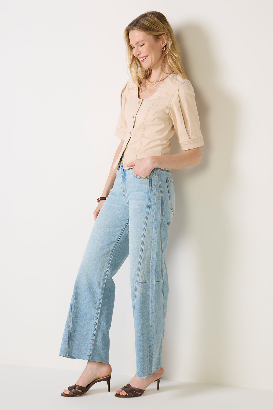 Ingrid Denim Top