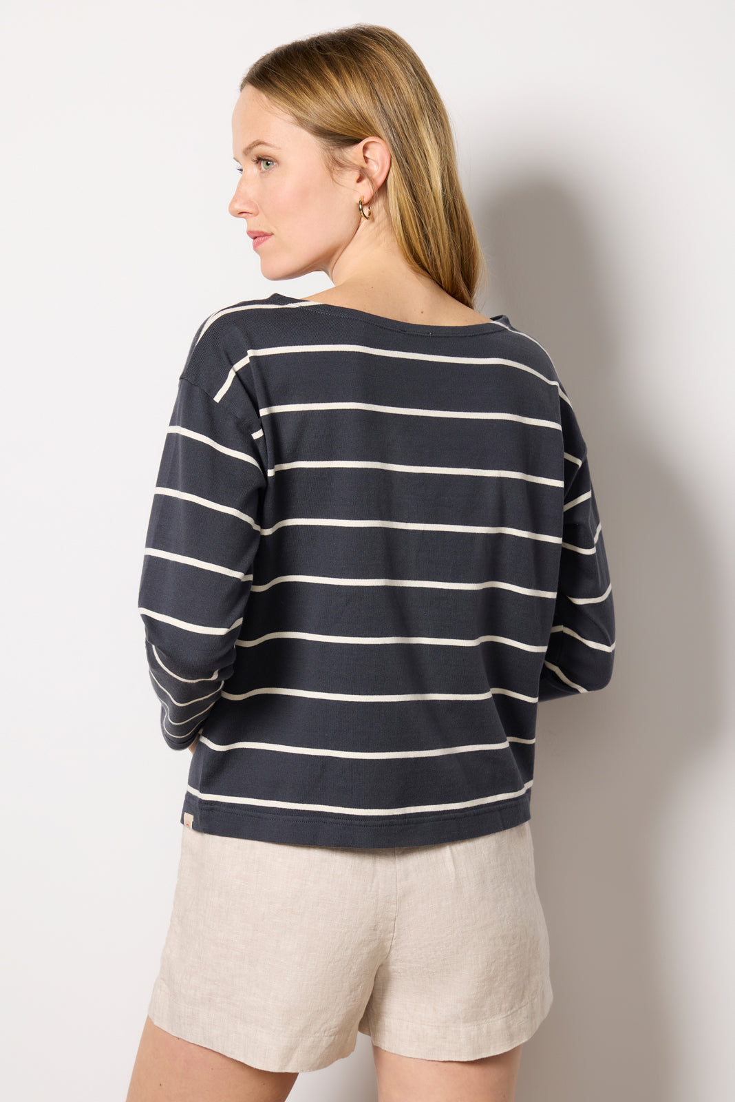 Sport Jersey Boatneck Top