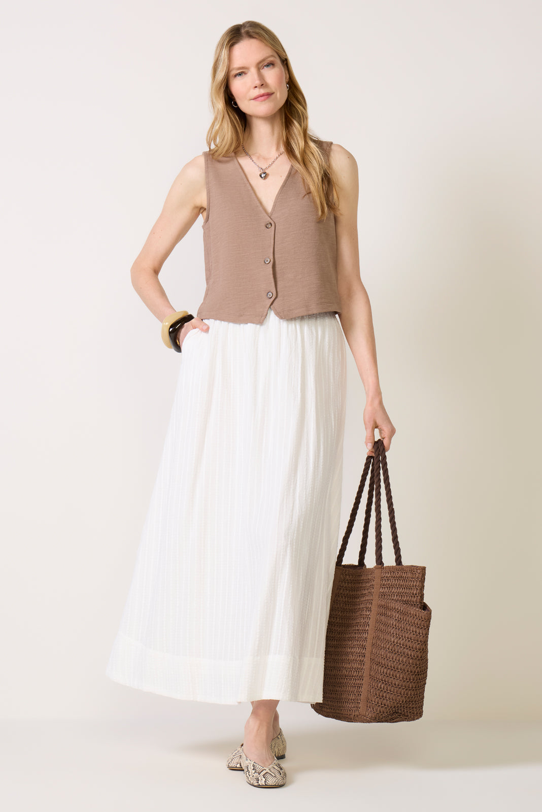 Noelle Textured Tank Top