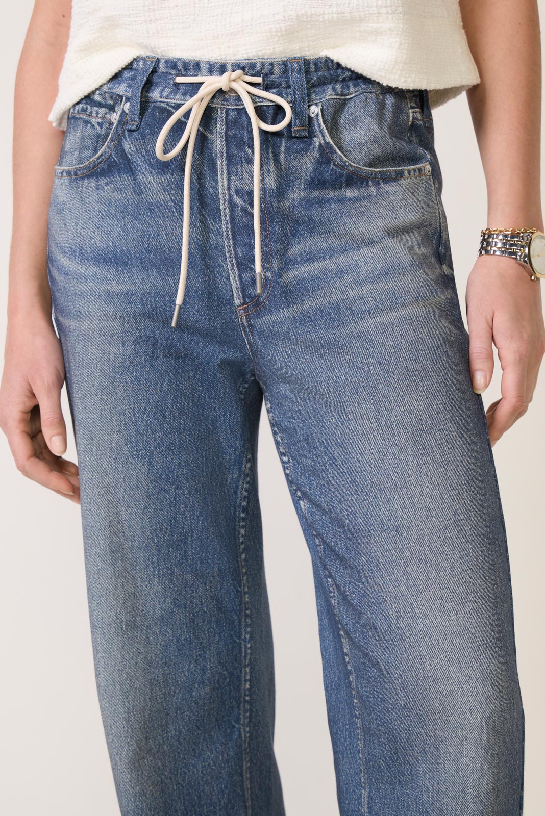 Miramar Terry Drawcord Wide Leg Pant