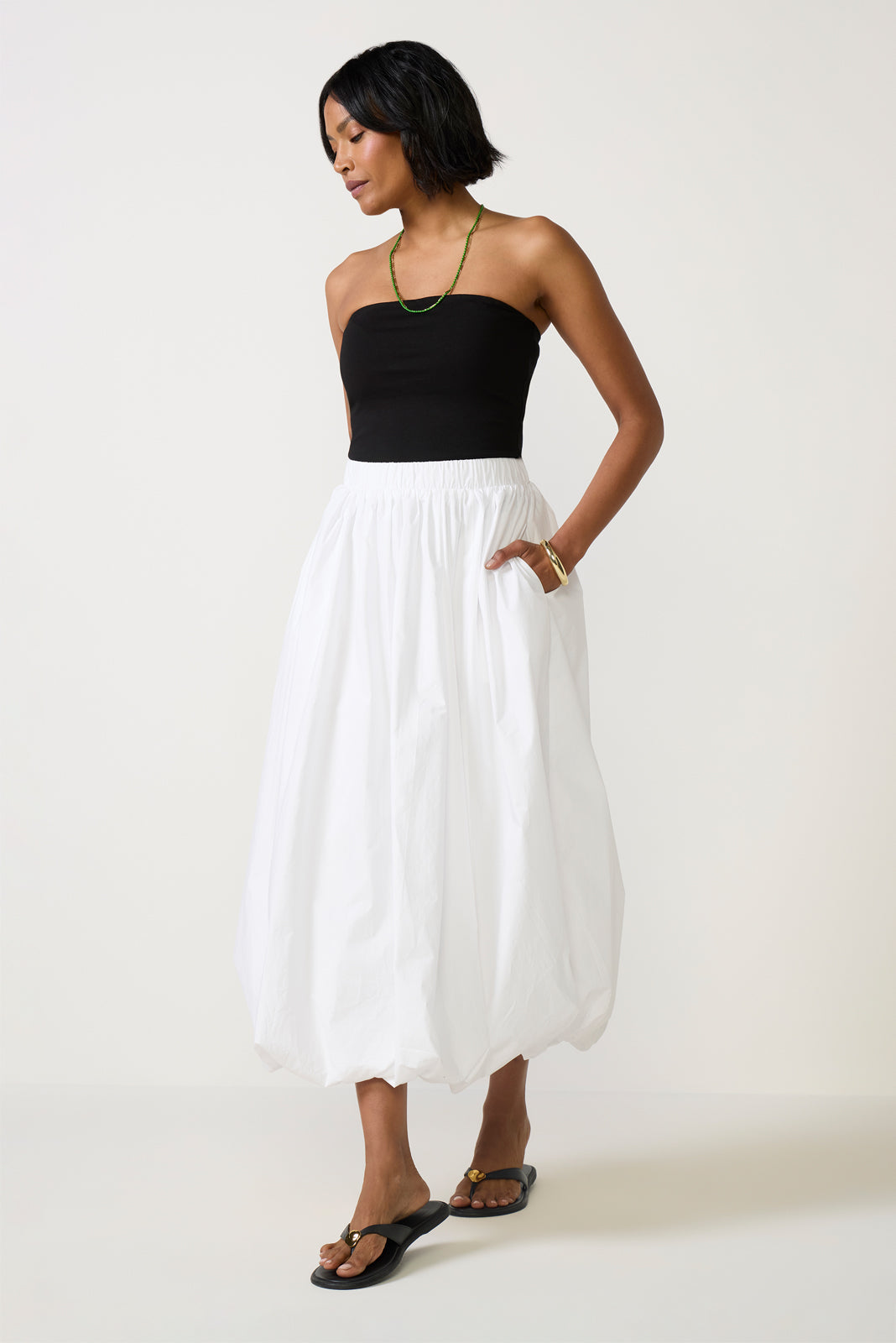 Rails | Cala Skirt - White | Premium Cotton | Size L | Women's Bottoms Rails | Cala Skirt - White | Premium Cotton | Size L | Women's Bottoms