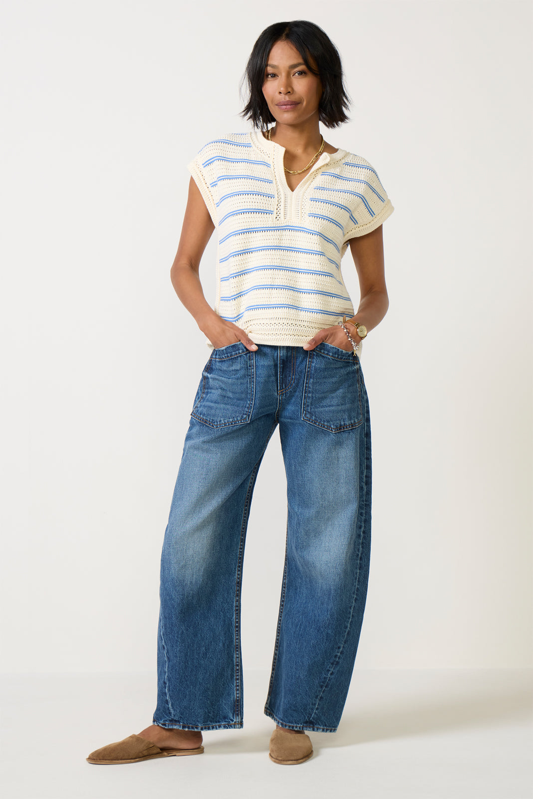 Twisted Barrel Jean