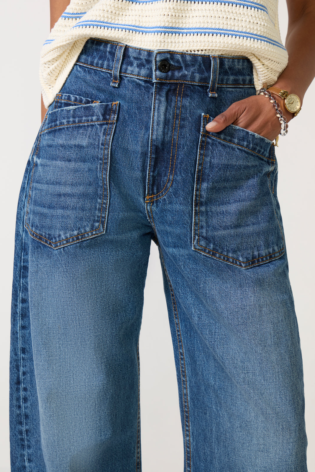Twisted Barrel Jean
