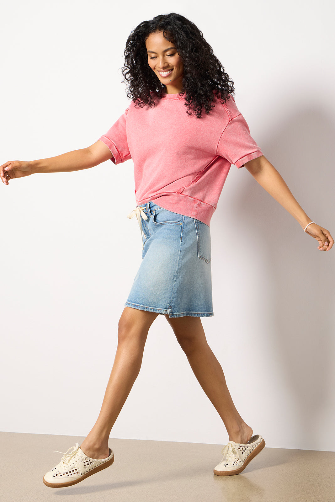 Lizzie Short Sleeve Sweatshirt