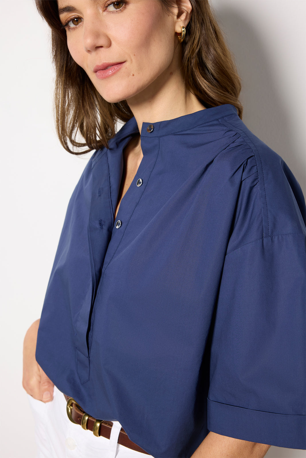 Relaxed Short Sleeve Popover