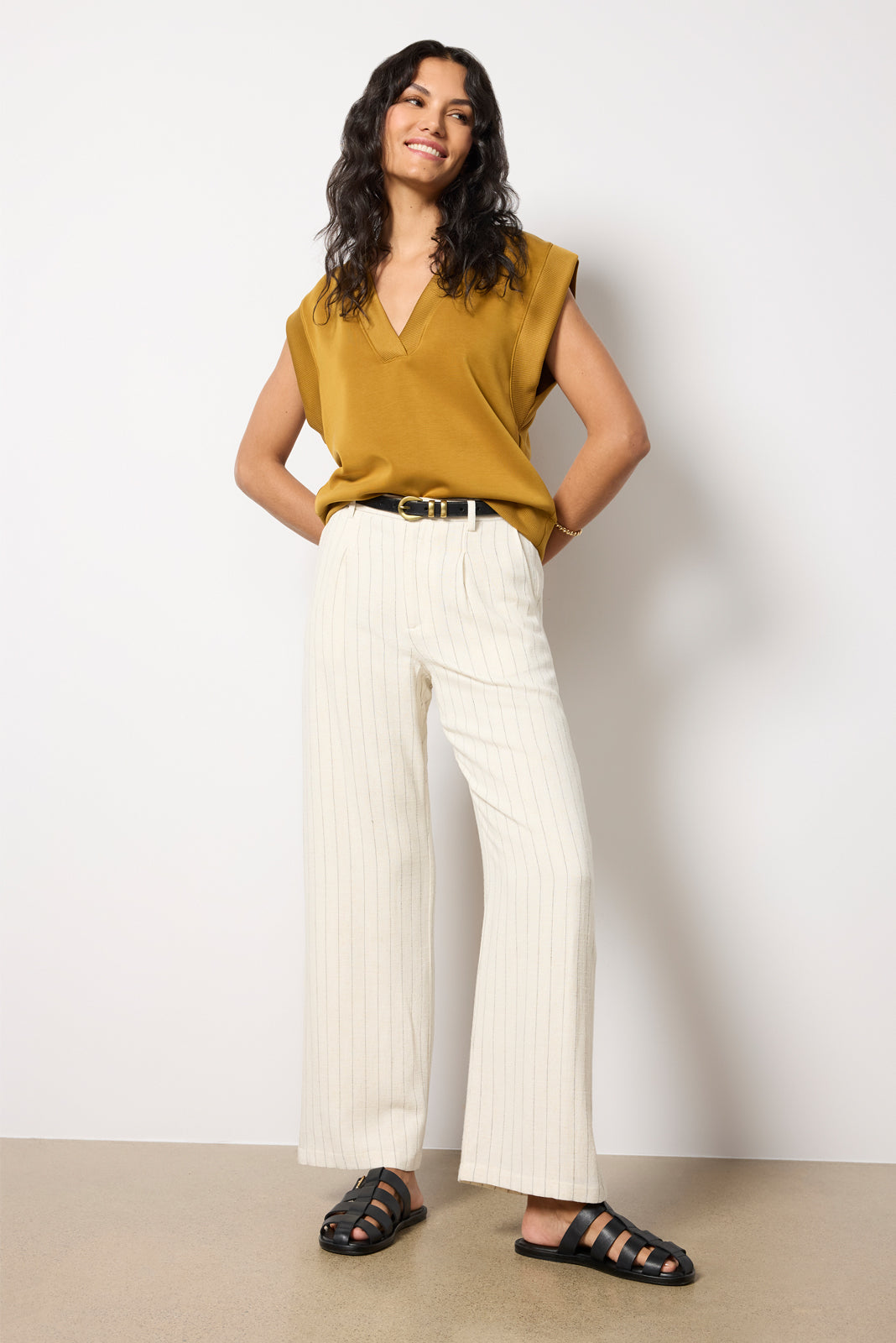 Bennett Pinstripe Pant