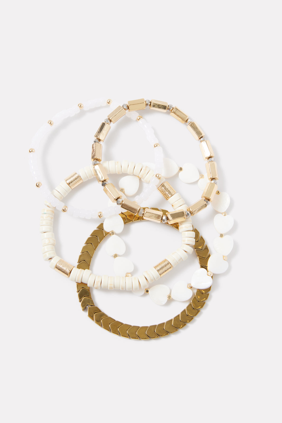 Fiona Heart Bracelet Stack