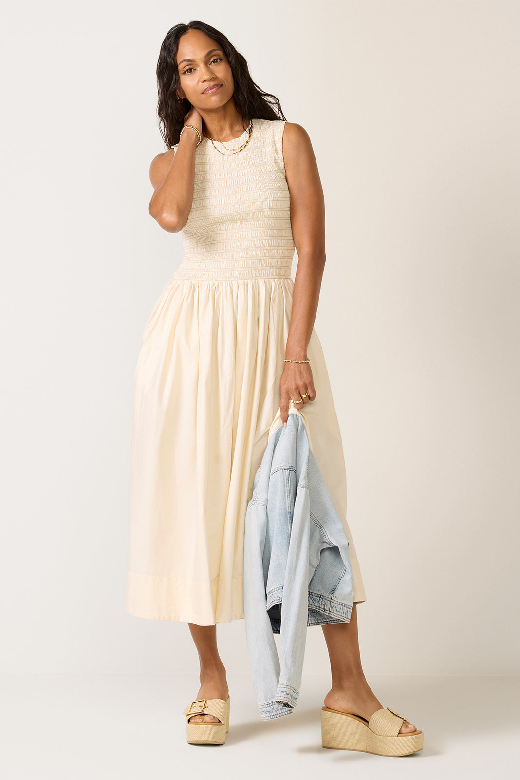 Gladys Smocked Bodice Dress Gladys Smocked Bodice Dress