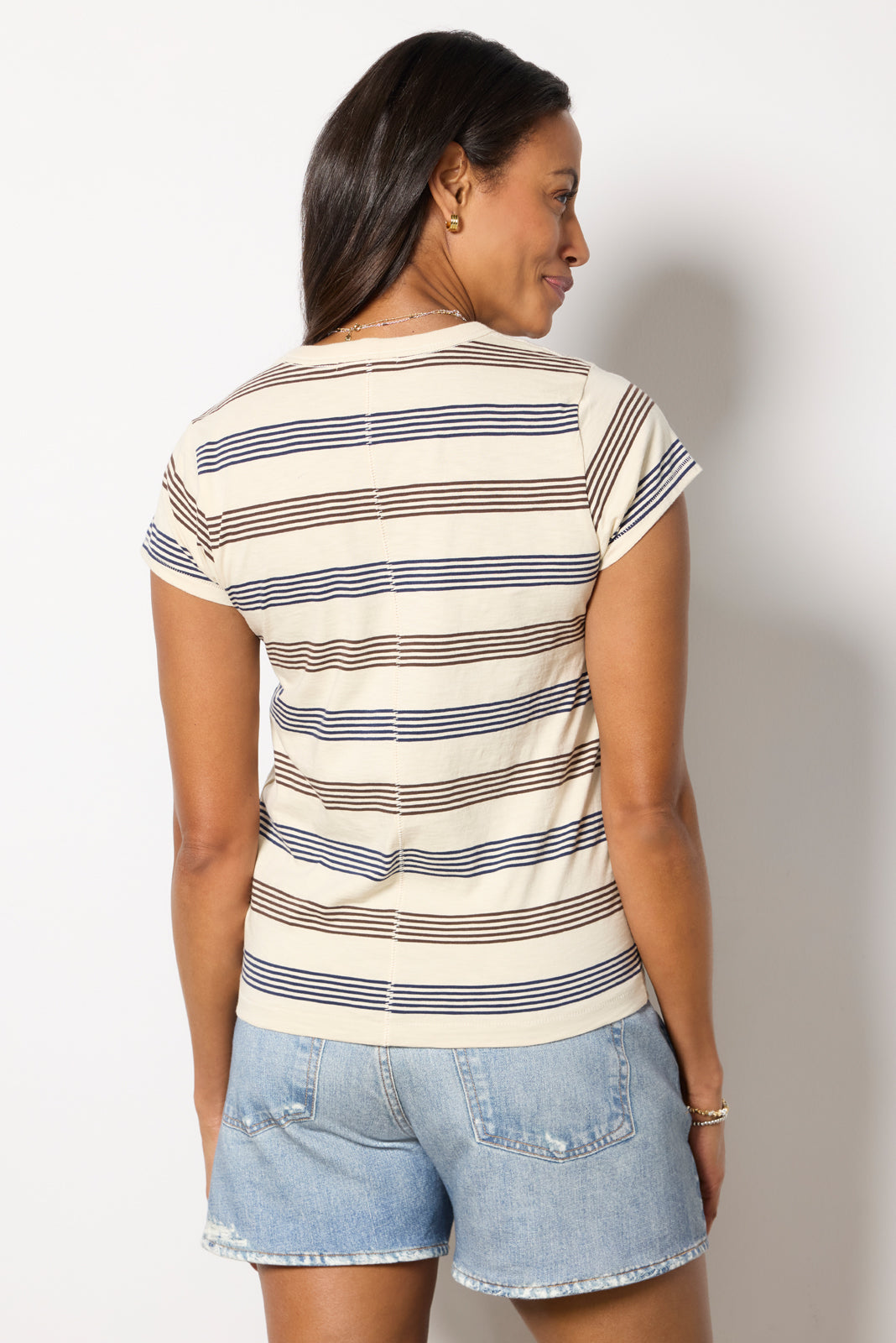 The Slub Stripe Tee