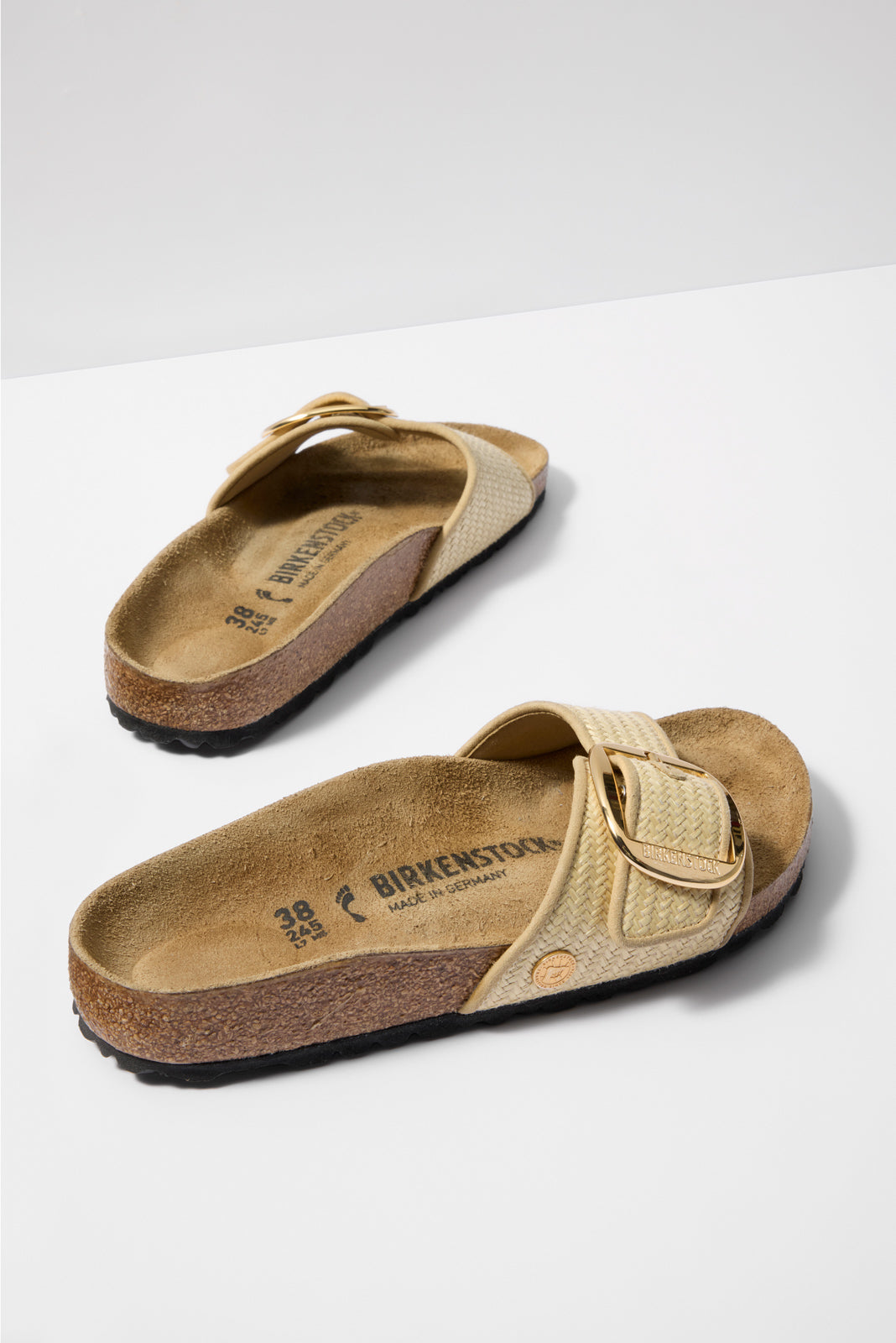 Madrid Big Buckle Raffia