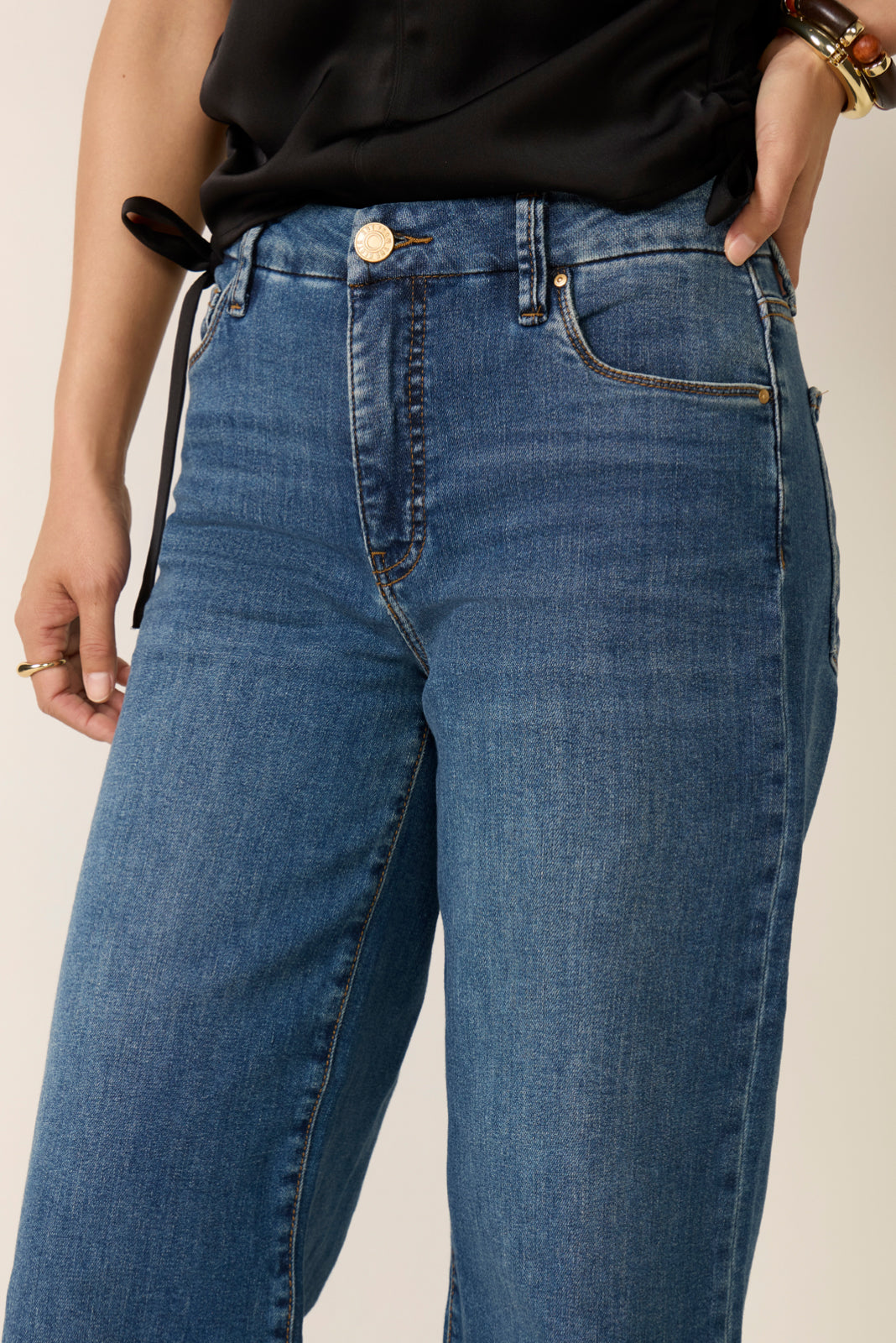 Meg Wide Leg W/ Raw Hem