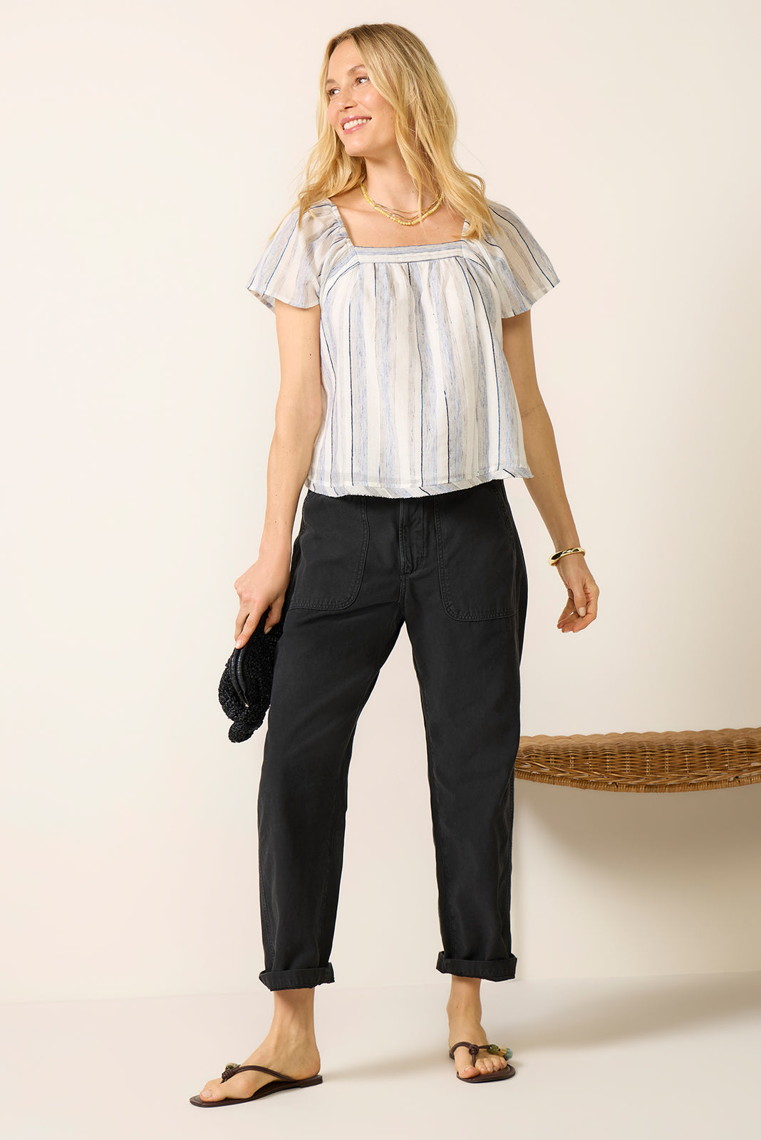 Reed Striped Blouse