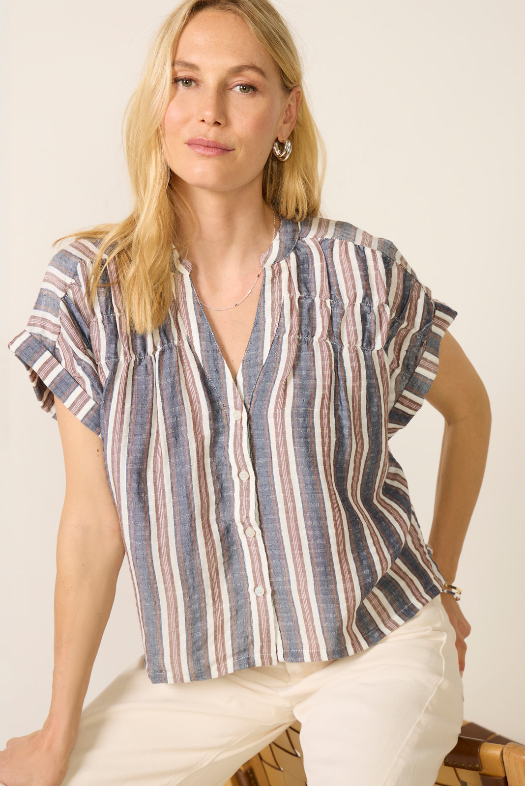 Cecilia Stripe Blouse