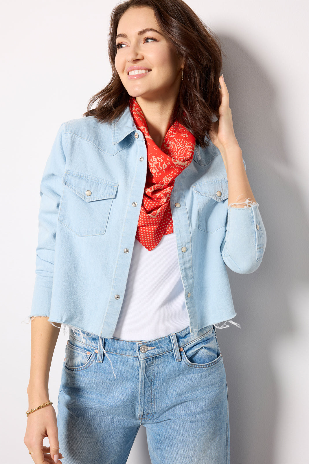 The Super Exes Crop Step Fray