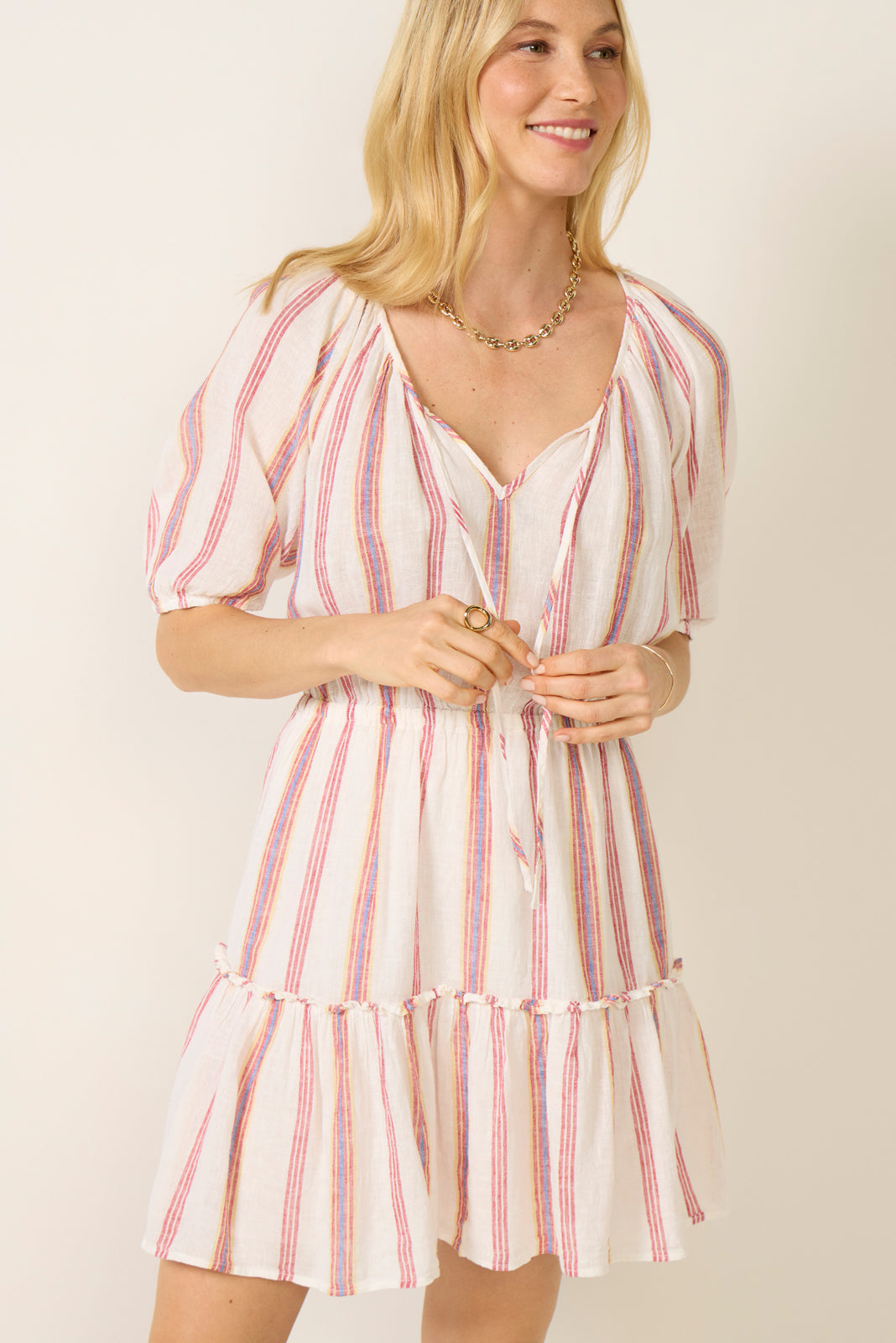 saba pink dress Bronx Banco Saba Sleeveless Floral-Embroidered Midi Dress