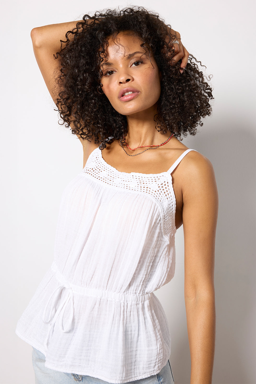 Emelie Waist Tie Tank