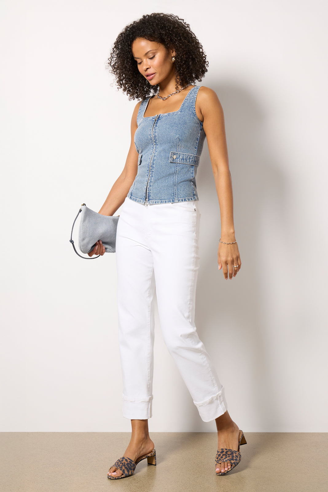 Mitchie Denim Corset