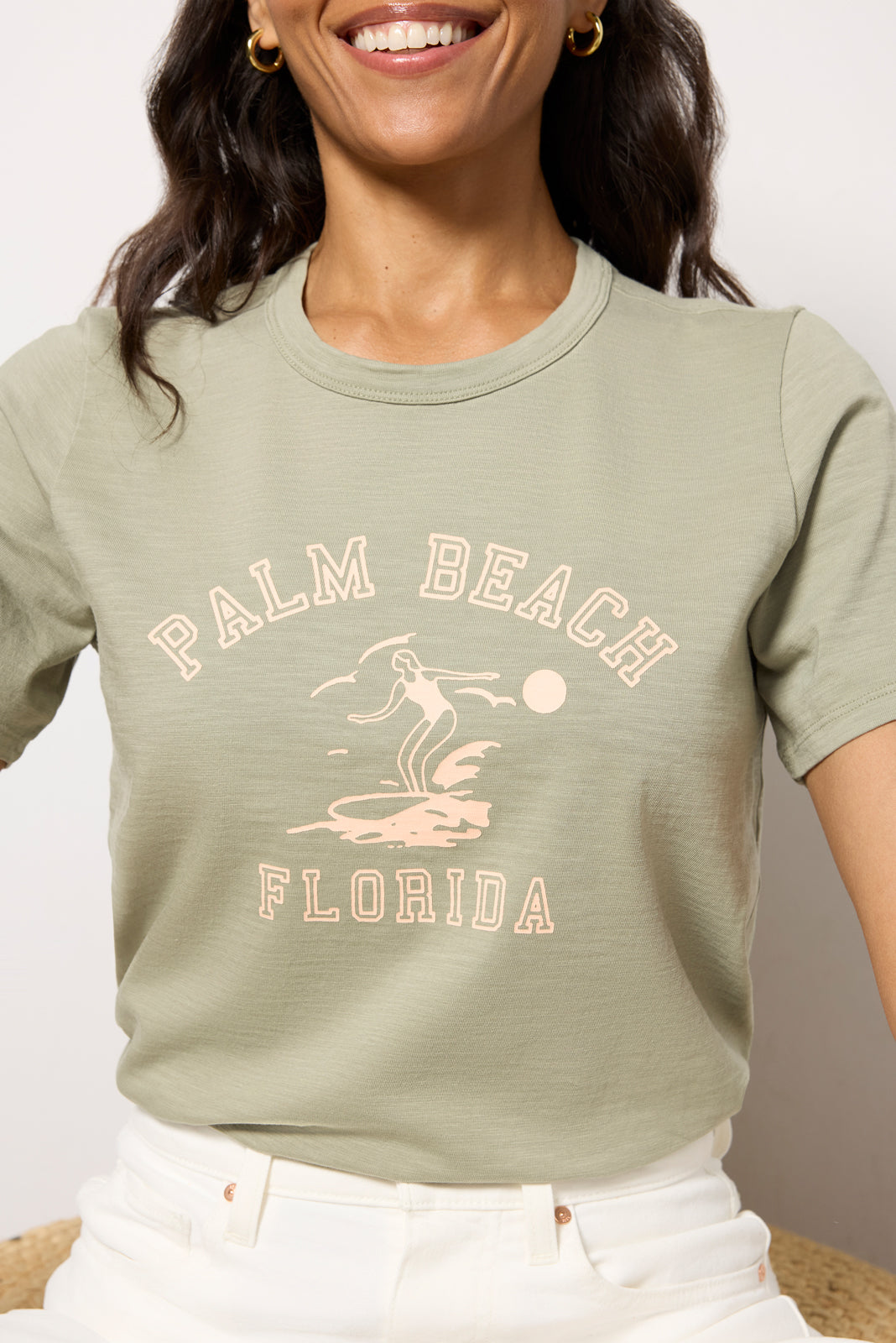 Palm Beach Sunwashed Crew Tee