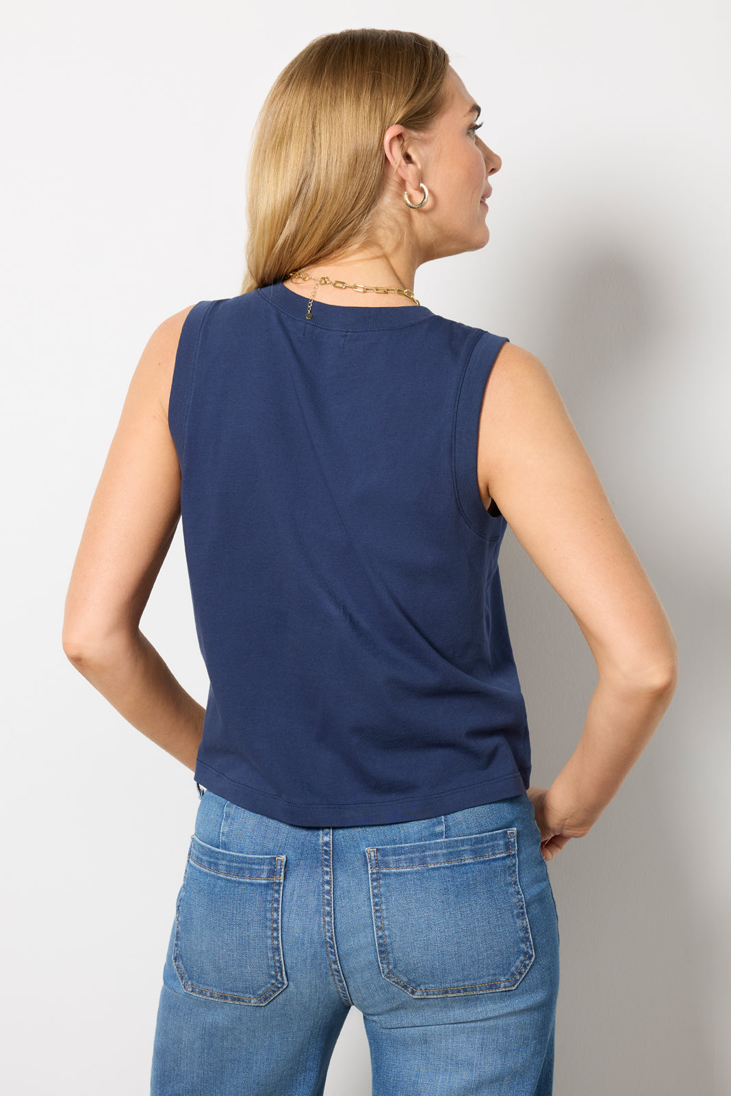 Jayla Embroidered Muscle